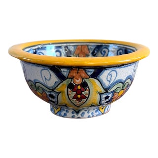 Late 20th Century Mexican Talavera ‘La Corona’ Pottery Bowl For Sale