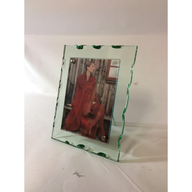 Photo Frame in Thick Chiselled Crystal Glass from Fontana Arte, 1940s For Sale - Image 11 of 11