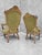 Green Antique Victorian John Jelliff Style Tufted Parlor Chairs - Set of 2 For Sale - Image 8 of 10