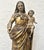 Madonna, Mother of God with Child, 18th Century, Carved Wood, Painted For Sale - Image 17 of 18