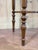 Brown Vintage English Style Inlaid Mahogany Round Center Table With Radial Veneer For Sale - Image 8 of 8