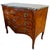 French Provincial Henredon Villandry French Provincial Louis XV Burl Wood Italian Marble Top Bombe Chest - 3 Drawer Serpentine Commode For Sale - Image 3 of 16