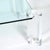 Karl Springer Mid-Century Lucite Bullet-Form Supports & Glass Coffee Table by Karl Springer For Sale - Image 4 of 10