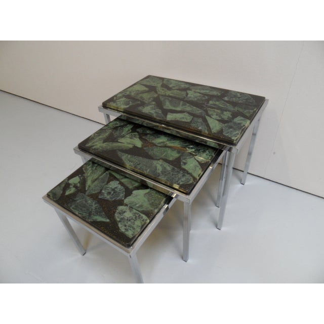 Vintage Nesting Tables, 1950s, Set of 3 For Sale - Image 9 of 9