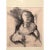 Renaissance Iranian Artist Original Charcoal Drawing Signed 1362 1983 Framed Figure Art For Sale - Image 3 of 6