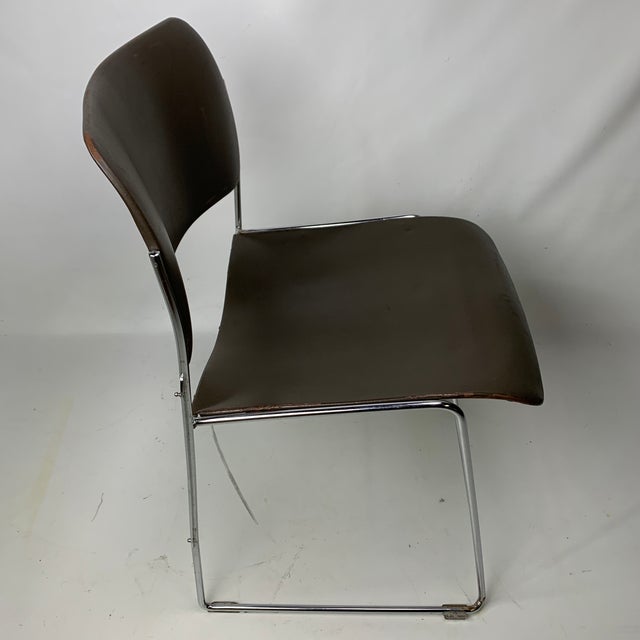 David Rowland Mid-Century Modern David Rowland Stacking Chair For Sale - Image 4 of 13