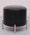Black Black Faux Leather Sewing Stool, 1960s For Sale - Image 8 of 8