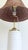 Mid-Century Marbella Style White Ceramic, Brass and Wicker Table Lamp from Carstens Tönnieshof, 1960s For Sale - Image 6 of 15