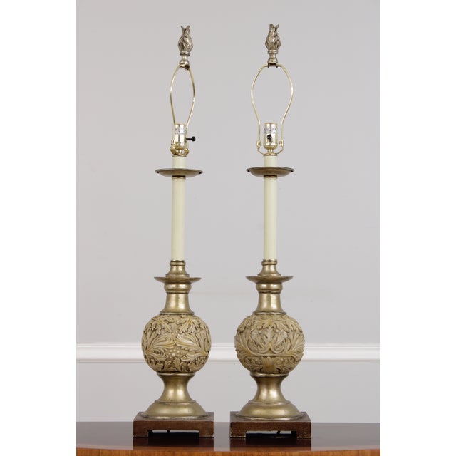 Age: Approx: 20 Years Old Details: Nice Decorative Lamps Condition: Minor Soiling On Shades Size: 7.5w x 7.5d x 38h Shades...