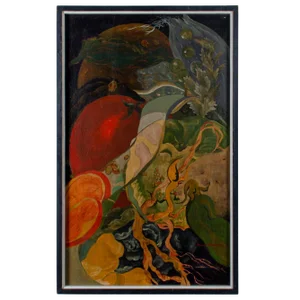 Ginny Hancock “Skiddly Gumbo” Oil Painting