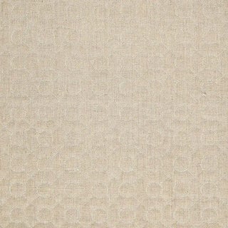 Sample - Schumacher Arles Embroidery Fabric in Greige For Sale