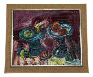 Roy, Still Life, 1969, Oil on Canvas, Framed