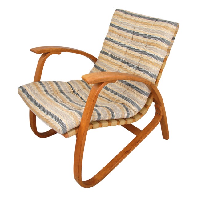 Modernism Armchair by Jan Vaněk for Závody Projekt, 1930s For Sale