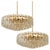 Exquisite 24-carat gold-plated brass and clear brilliant glass 'palazzo' light fixture by j.t. Kalmar, vienna, austria,...