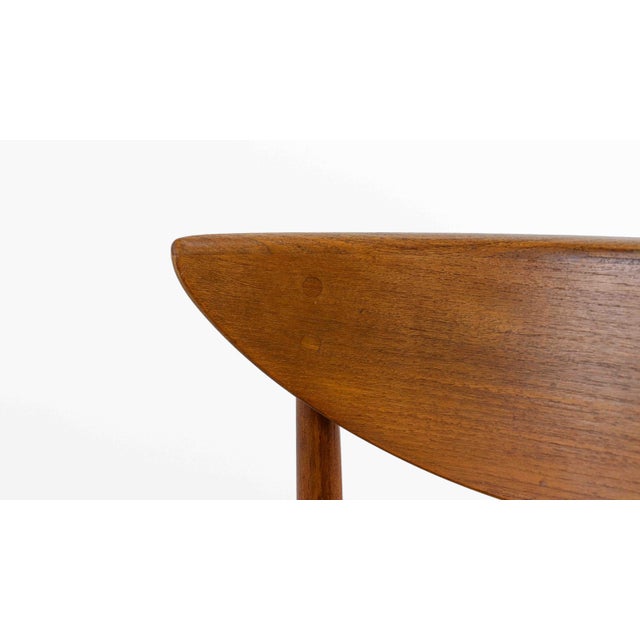 Model 316 Chair in Teak by Peter Hvidt & Orla Molgaard-Nielsen for Søborg Møbelfabrik, 1950s For Sale - Image 11 of 18