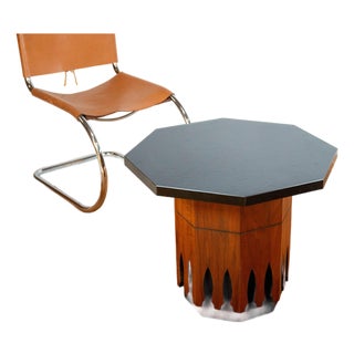 Vintage Harvey Probber Attr. Walnut Side Table For Sale