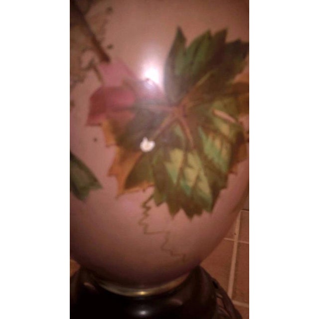 Victorian Porcelain Kerosene Lamp with Decorative Base, 1890s For Sale - Image 11 of 14