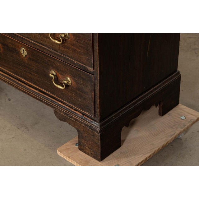 Large English George III Provincial Oak Dresser Base, 1790s For Sale - Image 17 of 18