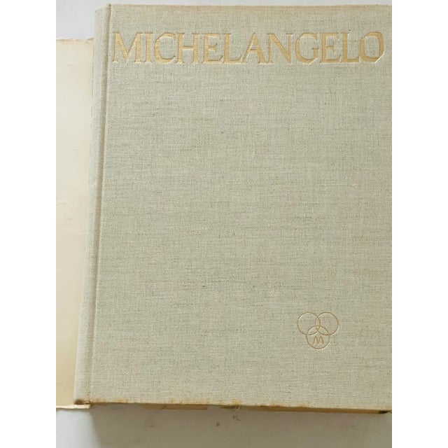 1980s Coffee Book the Complete Works of Michelangelo by Mario Salmi For Sale - Image 5 of 7