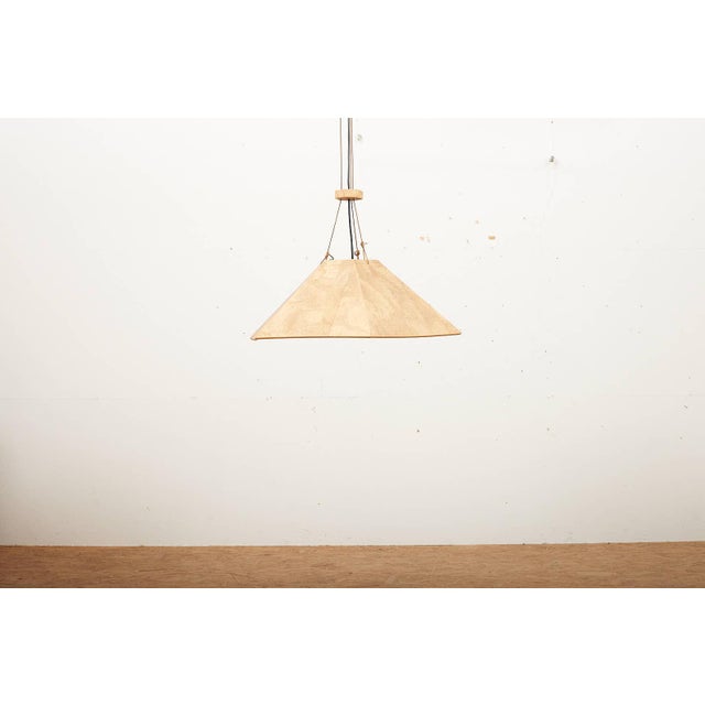 Zanil Pendant Lamp in Cork by Wilhelm Zannoth for Ngo Maurer, 1974 For Sale - Image 3 of 13