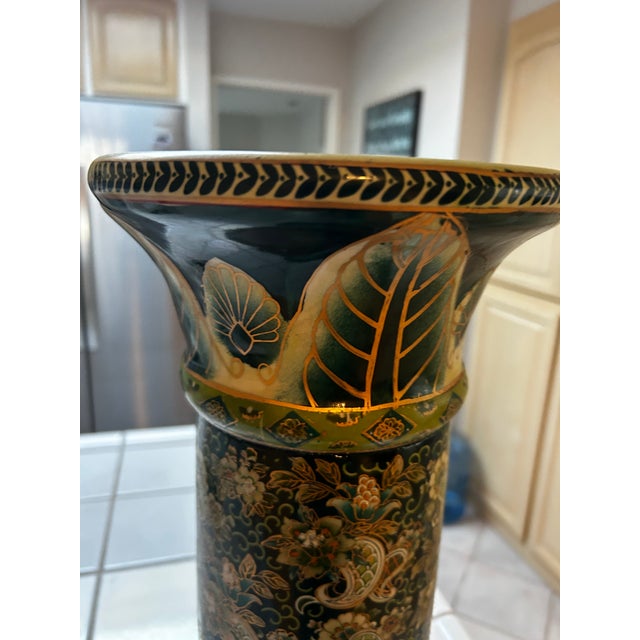 Early 20th Century Early 20th Century Chinese Planter and Pedestal For Sale - Image 5 of 7