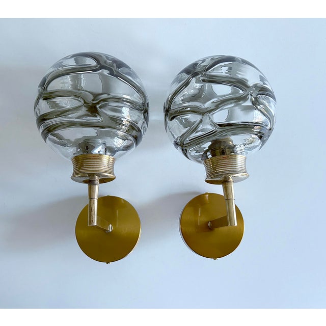 Vintage Murano Glass Sconces from Doria, 1970s, Set of 2 For Sale - Image 12 of 18