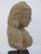 Apsara Celestial Deity Carved Stone India Hindu Bust Sculpture Statue on Stand For Sale - Image 10 of 12