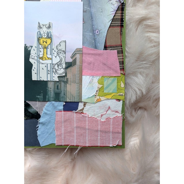 "Another One" Contemporary Mixed Media Collage For Sale - Image 4 of 7