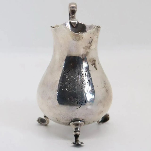 Victorian Late 19th Century American Dominick & Haff for J. E. Caldwell Sterling Silver Cream Jug For Sale - Image 3 of 10