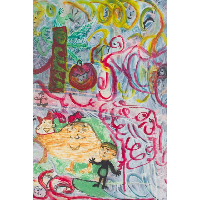 Hilda Arvey started painting at the age of 70. Self Taught, Art Brut, Outsider artist. Mother of celebrated Chicago artist...