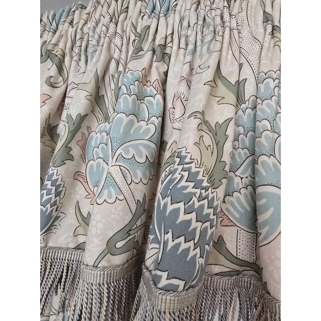 Sanderson Sanderson Custom Drapery Panels – Original Morris & Co. Cray Design Block For Sale - Image 4 of 12