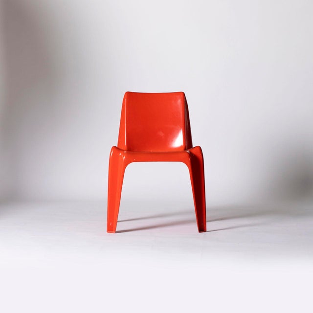 1960s Ba1171 Stackable Chair by Helmut Bätzner for Bofinger, Germany, 1960s For Sale - Image 5 of 10