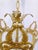 1950s Vintage Bronze Lantern With Etched Glass Panels For Sale - Image 5 of 10