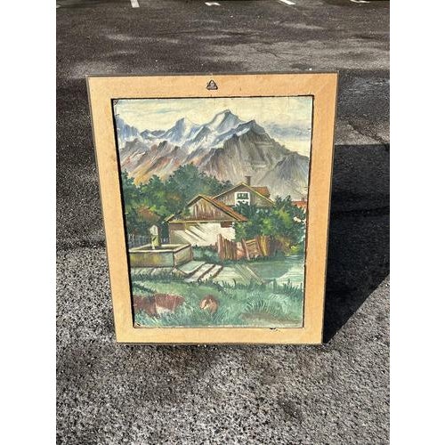 P Wolf, Animal Composition, 1935, Oil Painting For Sale - Image 5 of 6