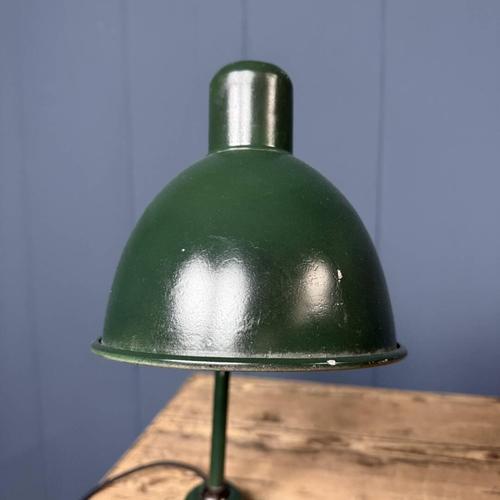 Bauhaus Dark Green Desk Lamp, 1930s For Sale - Image 10 of 18