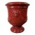Large French Anduze Garden Urn in Red Glaze For Sale