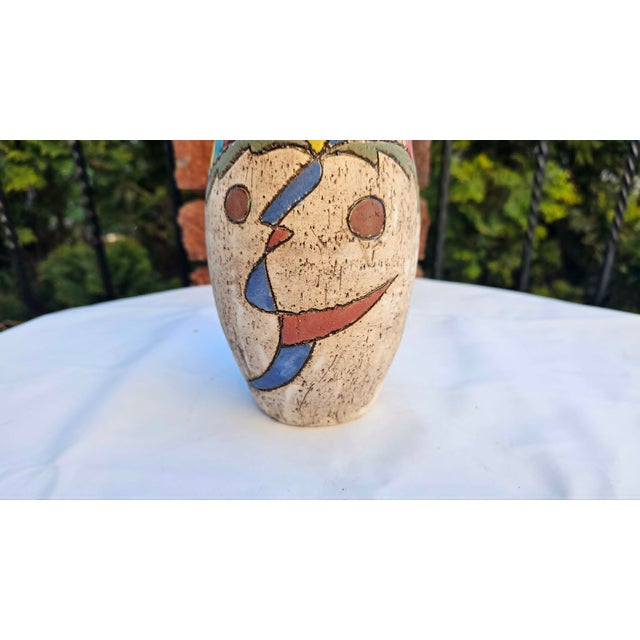 Mid-Century Modern Ceramic Vase by M.K., Sweden, 1960s For Sale - Image 3 of 8