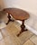 Antique Victorian Burr Walnut Kidney Shaped Side Table by Richardson and Sons, 1860 For Sale - Image 4 of 7