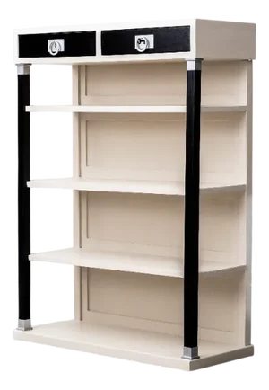 Art Nouveau Shelf with Drawers, Vienna, Austria, 1900s