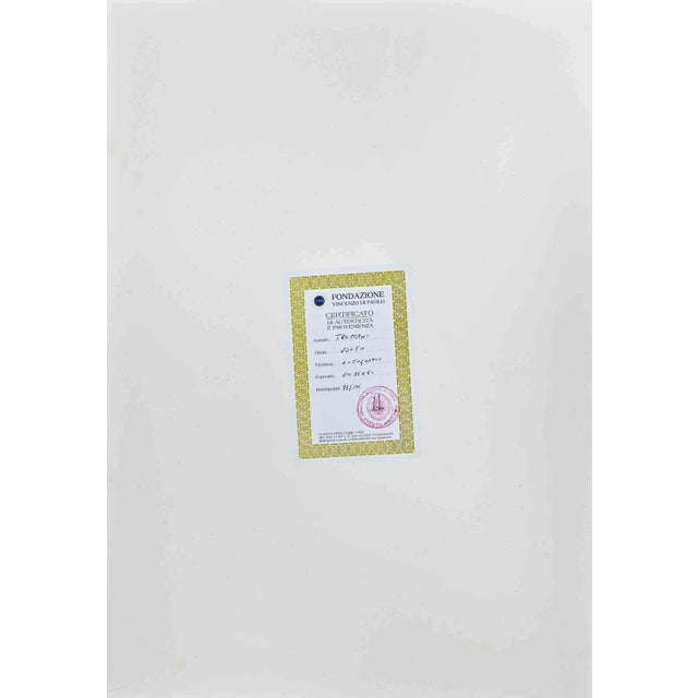 Portrait is a Lithograph realized by Ernesto Treccani in 1973. Limited edition of 125, editor "La Nuova Foglio SPA". Very...