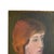 A portrait painting of a woman in blue on a masonite board. This piece is unsigned but was brought from the artists'...
