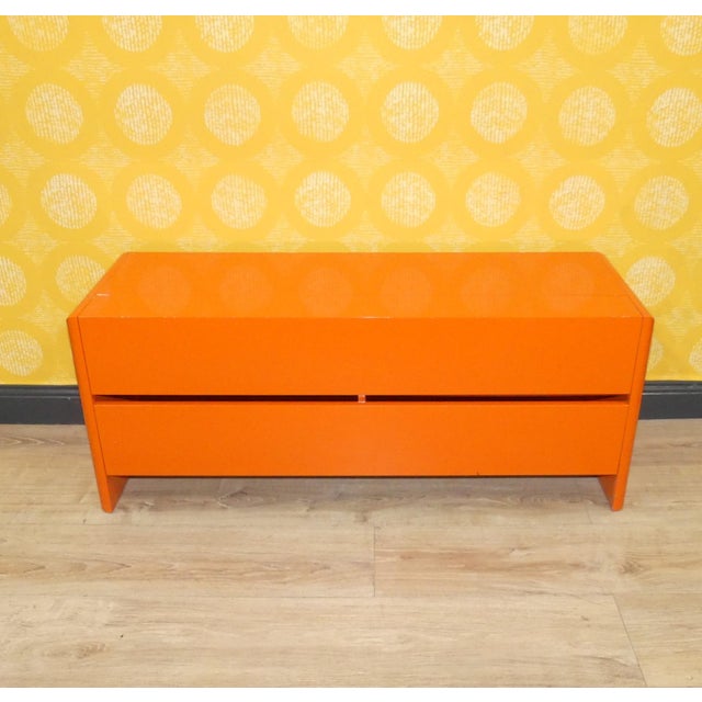 Pop Art Orange Model 32244 Quadro Chest by Jürgen Lange for Schönbuch, 1970s For Sale - Image 16 of 16