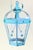 Verdigris Vintage Style Solid Brass Verdigris Hanging Lantern - Restored & Rewired For Sale - Image 8 of 13