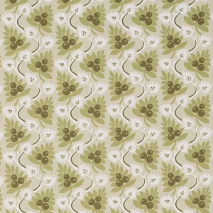 SAMPLE - Schumacher Custis Orchard Wallpaper In Leaf