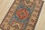 A tribal Caucasian Kazak rug hand-knotted with an all-wool pile on a cotton foundation. This oriental rug features a...
