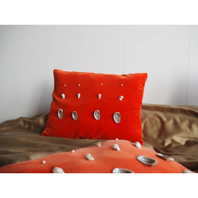 Red Bon Appetit Cushion by Culto Ponsoda For Sale - Image 8 of 11