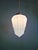 Art Deco Pendant Light in Pressed Molded Opaline Glass and Blue Color, 1920s For Sale - Image 10 of 12