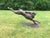 Large Cast Bronze Running Hare Garden Sculpture For Sale - Image 9 of 12