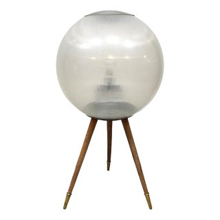 Vintage Space Age Tripot Ball Floor Lamp, 1970s For Sale