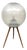 Vintage Space Age Tripot Ball Floor Lamp, 1970s For Sale